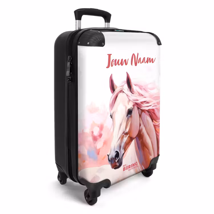 Roze Renner NBS - Handbagage koffer - Kinderen Unisex middel -productfoto_3d