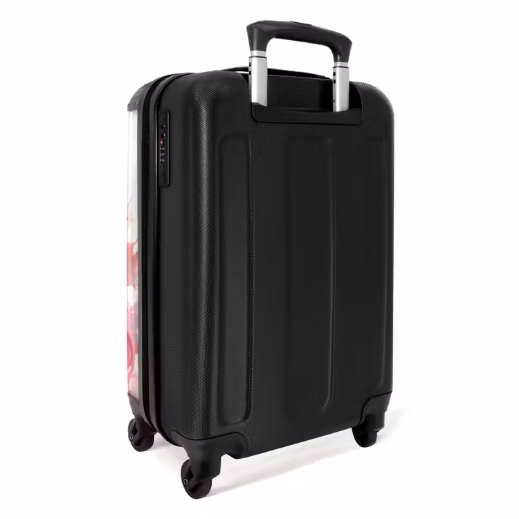 Roze Renner NBS - Handbagage koffer - Kinderen Unisex middel -achterkant