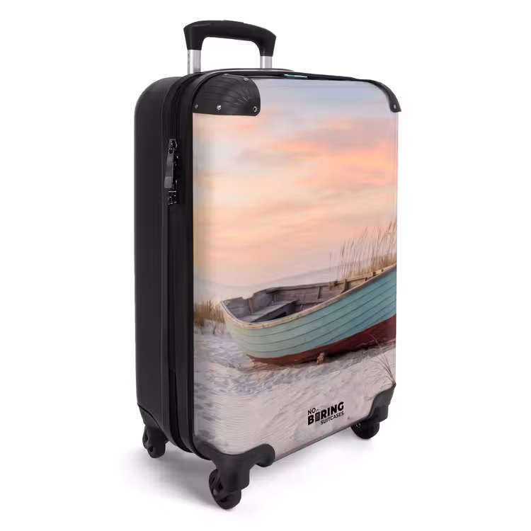 Rustiek - Roeiboot - Zandstrand NBS - Handbagage koffer - Volwassenen Unisex middel -productfoto_3d