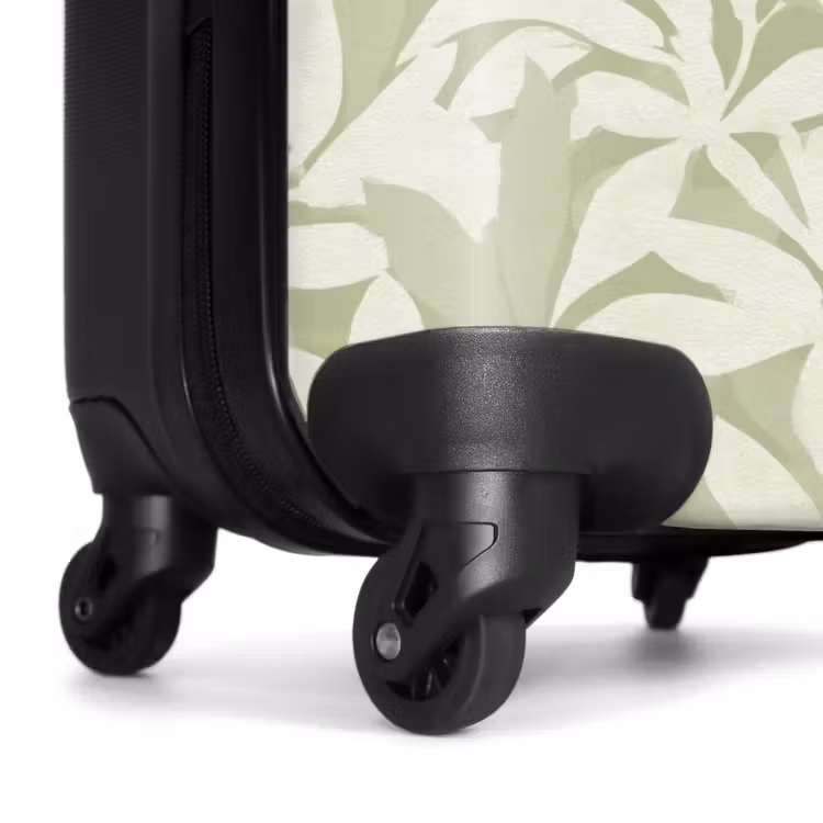 Koffer - Saliegroen - Botanisch - Minimalistisch - Patroon - Saliegroen - Botanisch - Minimalistisch - Patroon NBS - Handbagage koffer - Volwassenen Unisex middel