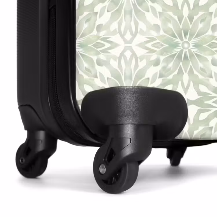 Koffer - Saliegroen - Symmetrisch - Mandala - Ornament - Patroon — 6