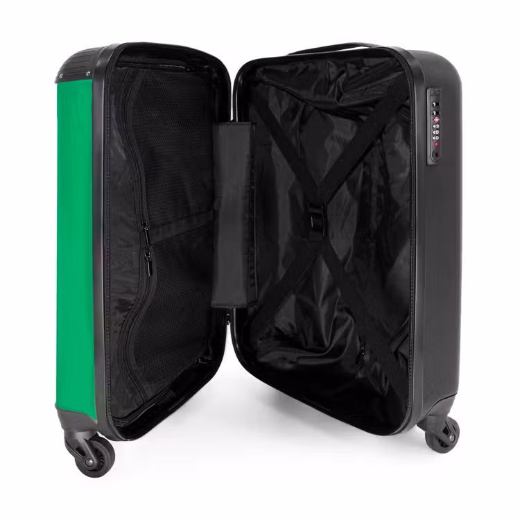 Koffer - Sandwich - Groen - discobal - Sandwich - Groen - discobal NBS - Handbagage koffer - Volwassenen Unisex middel