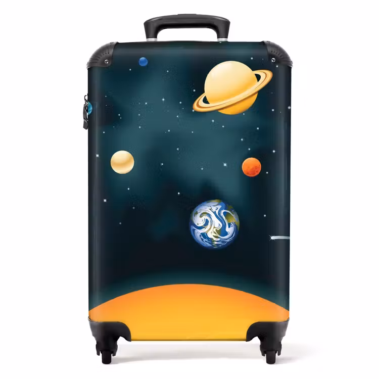 Saturnus space NBS - Handbagage koffer - Unisex middel -productfoto_recht