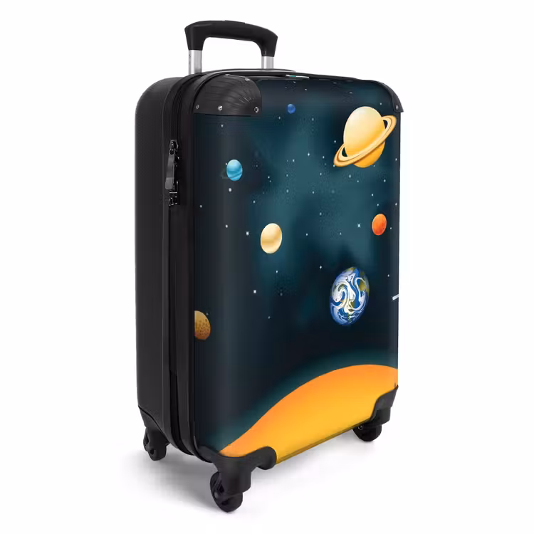 Saturnus space NBS - Handbagage koffer - Unisex middel -productfoto_3d