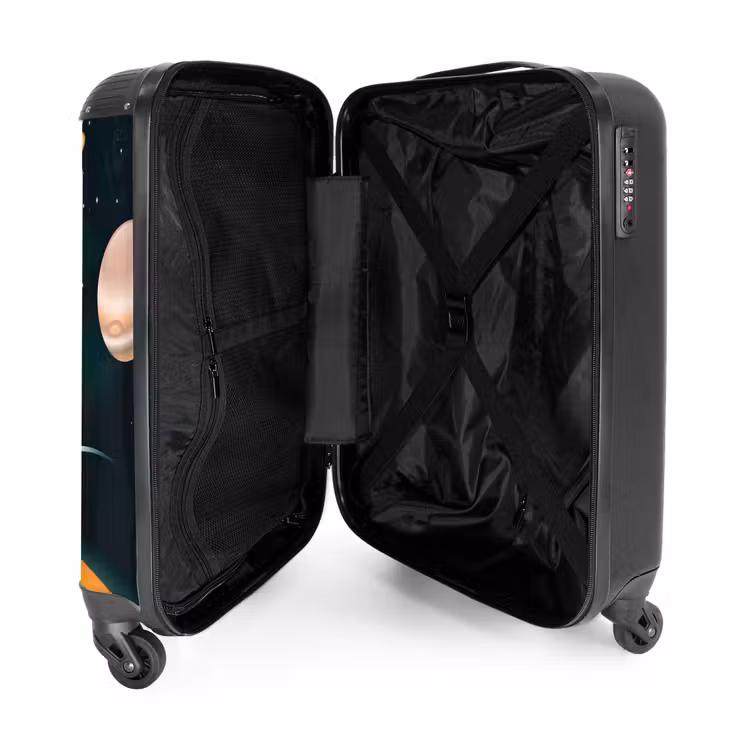 Saturnus space NBS - Handbagage koffer - Unisex middel -binnenkant