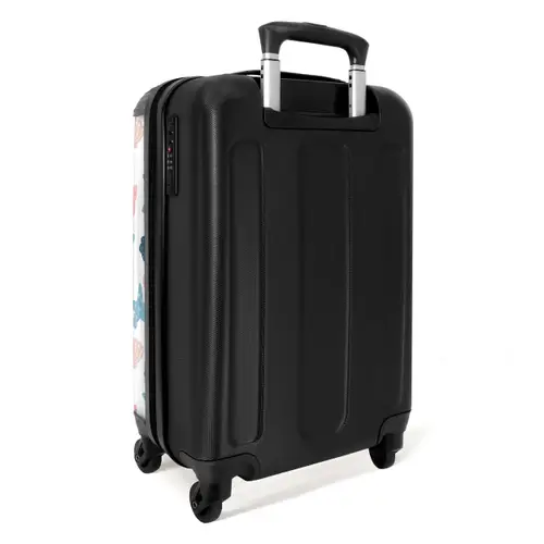 Schelpen patroon kleurrijk NBS - Handbagage koffer - Kinderen Unisex middel -achterkant