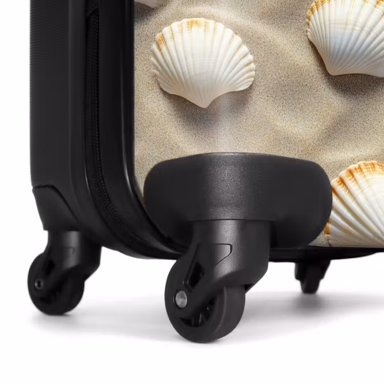 Schelpen - Zand - Maritiem NBS - Handbagage koffer - Volwassenen Unisex middel -wiel