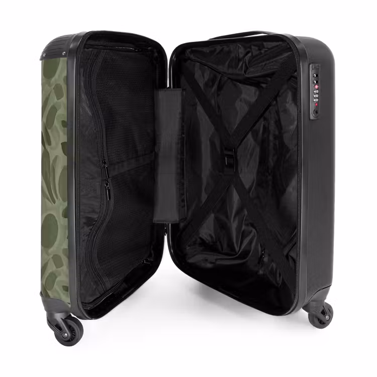 Koffer - Sereen - Bladeren - Groen - Sereen - Bladeren - Groen NBS - Handbagage koffer - Volwassenen Unisex middel