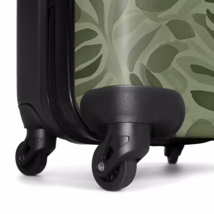 Koffer - Sereen - Bladeren - Groen - Sereen - Bladeren - Groen NBS - Handbagage koffer - Volwassenen Unisex middel