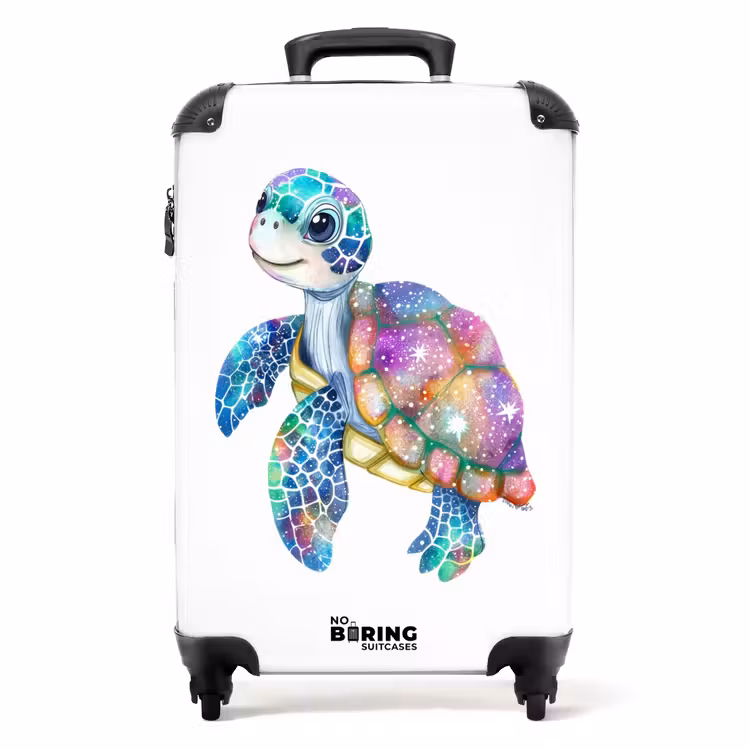 sjonny-schildpad NBS - Handbagage koffer - Unisex middel -productfoto_recht
