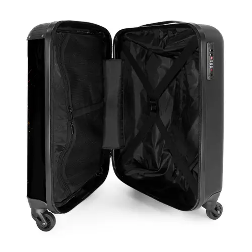 Skateboard met graffiti NBS - Handbagage koffer - Unisex middel -binnenkant