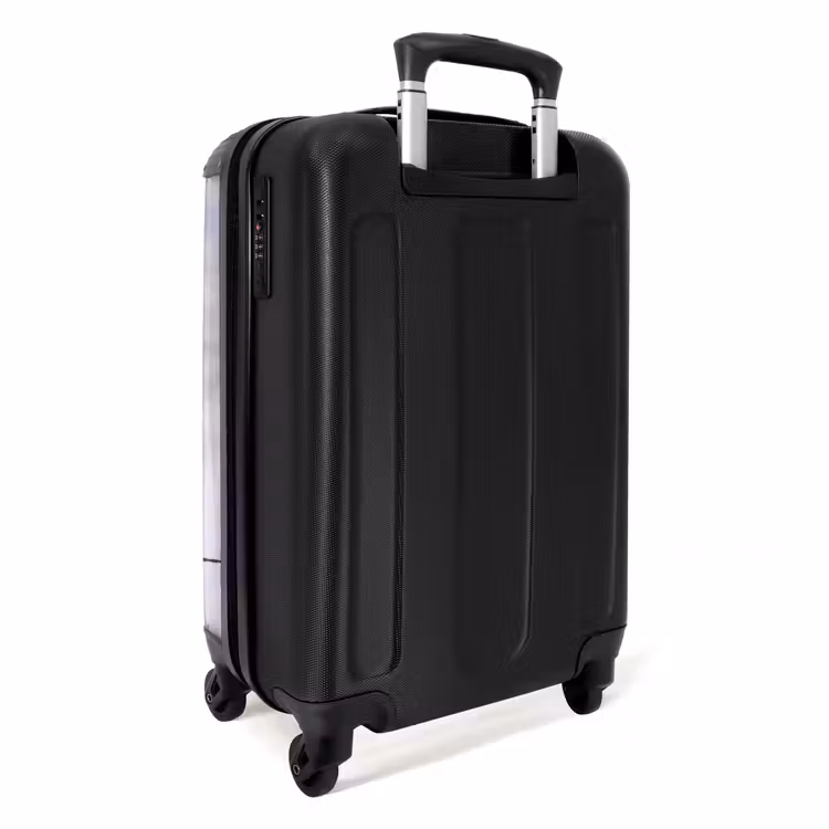 Koffer - Sneeuwuil - Hek - Sneeuw - Wit - Sneeuwuil - Hek - Sneeuw - Wit NBS - Handbagage koffer - Volwassenen Unisex middel