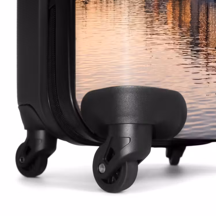 Koffer - Stad - Gracht - Zonsondergang - Klassiek - Kleurrijk - Stad - Gracht - Zonsondergang - Klassiek - Kleurrijk NBS - Handbagage koffer - Volwassenen Unisex middel