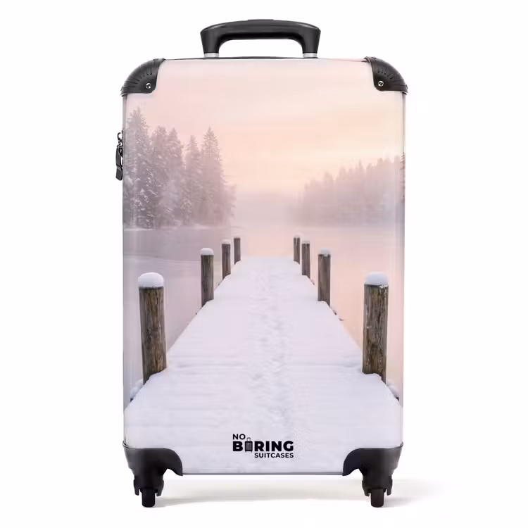 Koffer - Steiger - Meer - Mist - Winter - Serene - Steiger - Meer - Mist - Winter - Serene NBS - Handbagage koffer - Volwassenen Unisex middel