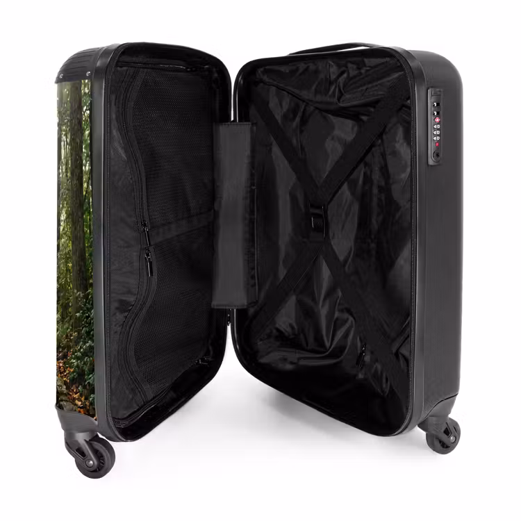 Koffer - Stenen - Trap - Bos - Natuur - Stenen - Trap - Bos - Natuur NBS - Handbagage koffer - Volwassenen Unisex middel