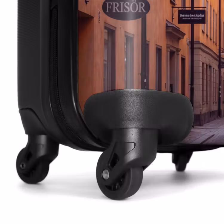Koffer - Straat - Klokkentoren - Stad - Architectuur - Historisch - Straat - Klokkentoren - Stad - Architectuur - Historisch NBS - Handbagage koffer - Volwassenen Unisex middel