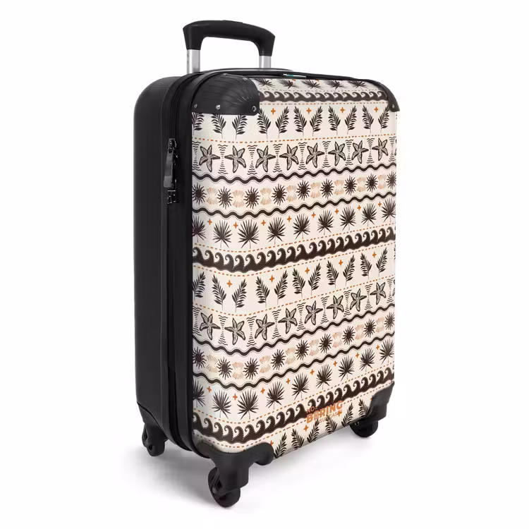 Strand en zee print NBS - Handbagage koffer - Volwassenen Unisex middel -productfoto_3d
