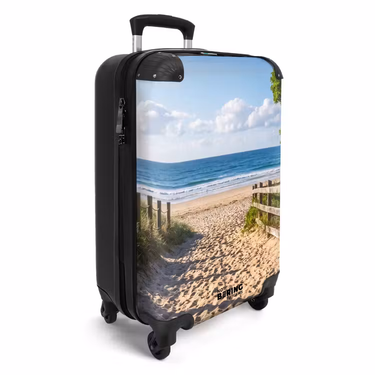 Koffer - Strand - Zandpad - Oceaan - Natuur - Strand - Zandpad - Oceaan - Natuur NBS - Handbagage koffer - Volwassenen Unisex middel
