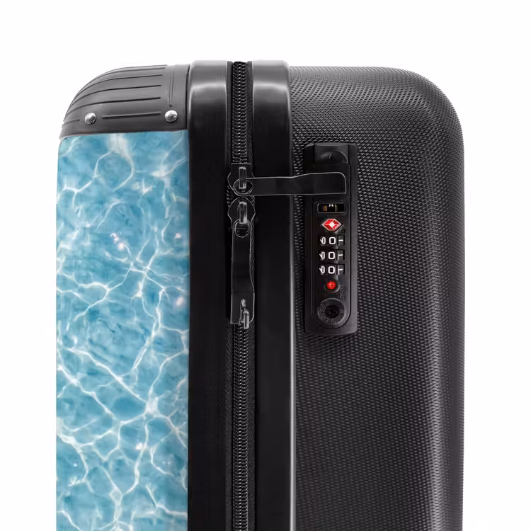 Surfboard - Water - Badpak - Oranje NBS - Handbagage koffer - Volwassenen Unisex middel -slot