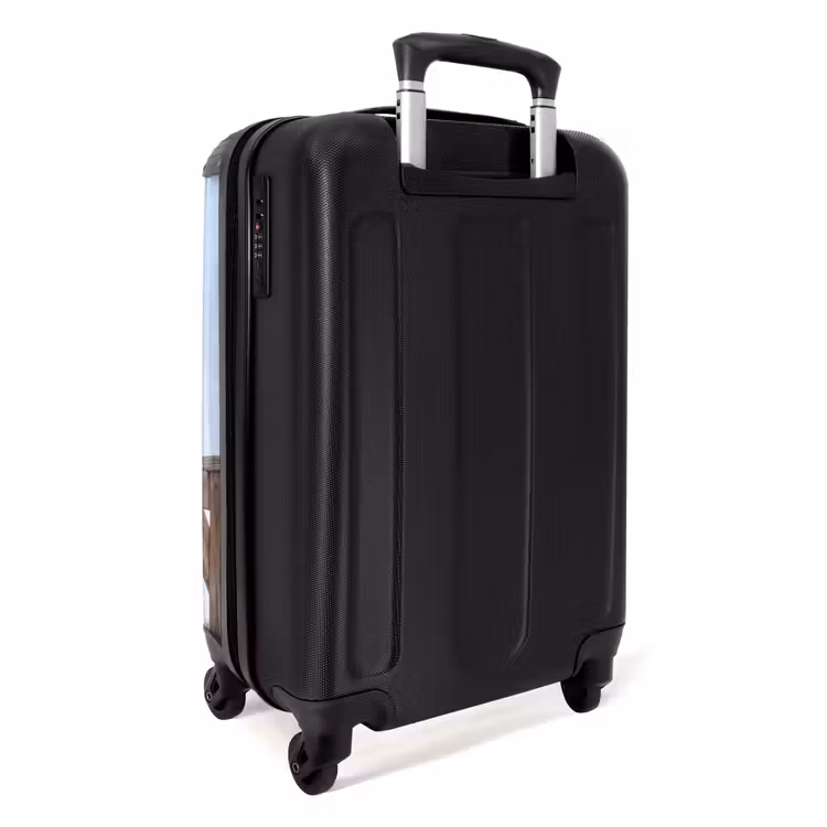 Koffer - Surfplank - Strand - Zomer - Blauw - Water - Surfplank - Strand - Zomer - Blauw - Water NBS - Handbagage koffer - Volwassenen Unisex middel
