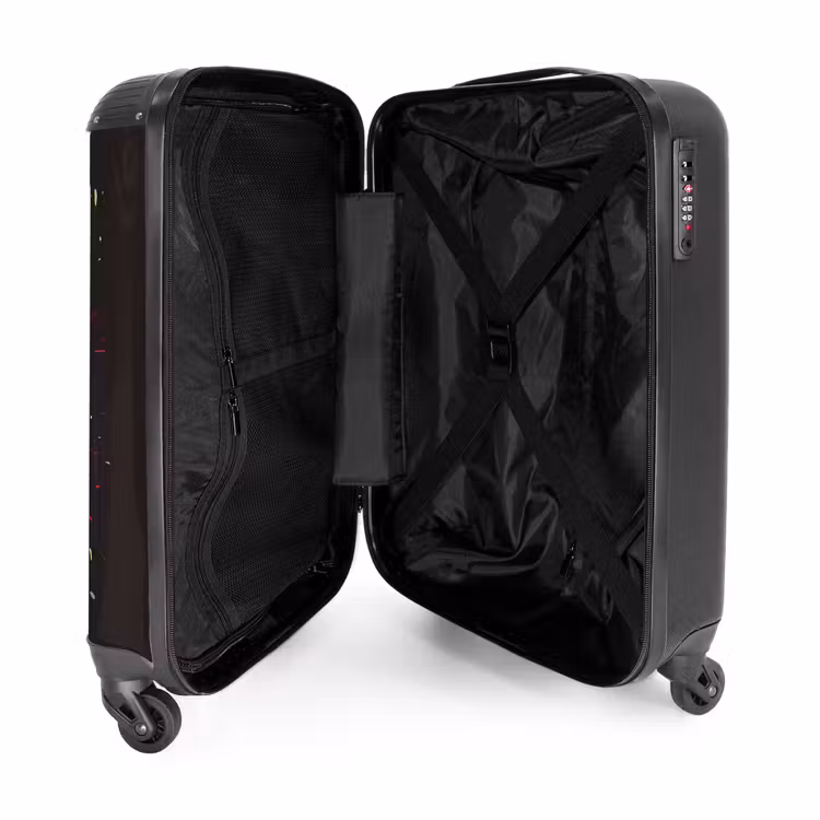 6 NBS - Handbagage koffer - Unisex middel -binnenkant
