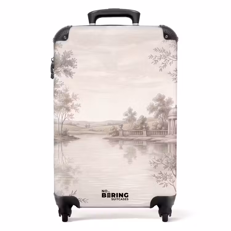 Koffer - Terras - Water - Natuur - Landschap - Terras - Water - Natuur - Landschap NBS - Handbagage koffer - Volwassenen Unisex middel