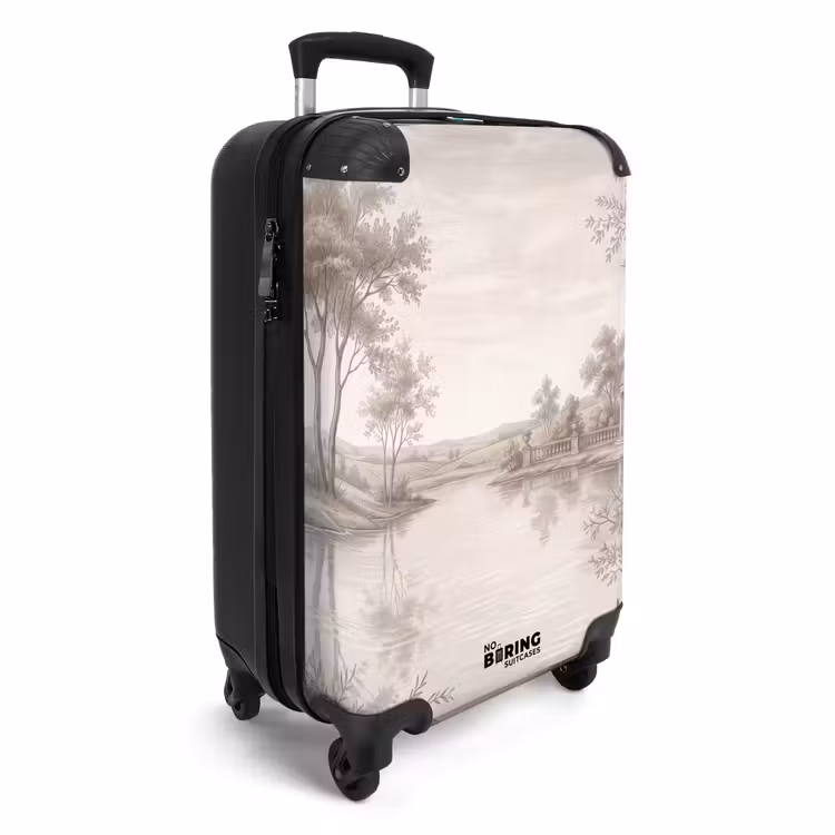 Koffer - Terras - Water - Natuur - Landschap - Terras - Water - Natuur - Landschap NBS - Handbagage koffer - Volwassenen Unisex middel