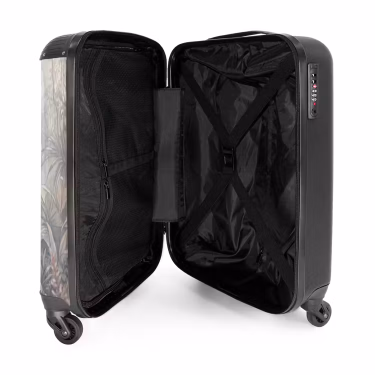 Koffer - Tijger - Welp - Jungle - Illustratie - Dieren - Tijger - Welp - Jungle - Illustratie - Dieren NBS - Handbagage koffer - Volwassenen Unisex middel