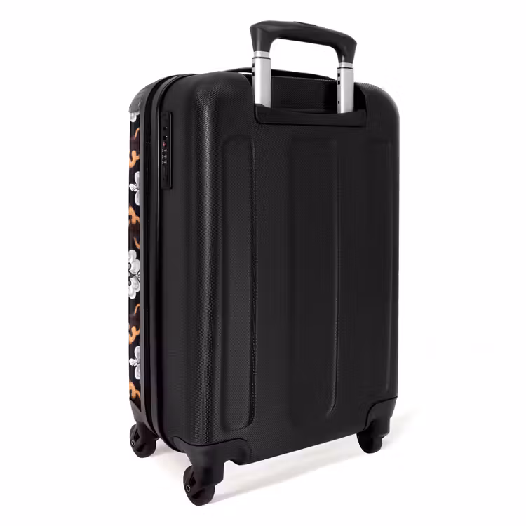 traditioneel - Element - Kleurrijk NBS - Handbagage koffer - Volwassenen Unisex middel -achterkant