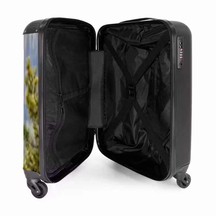 Koffer - Uil - Oehoe - Bomen - Natuur - Uil - Oehoe - Bomen - Natuur NBS - Handbagage koffer - Volwassenen Unisex middel