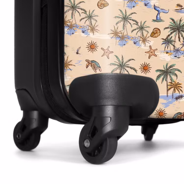 Vakantie eiland print NBS - Handbagage koffer - Volwassenen Unisex middel -wiel