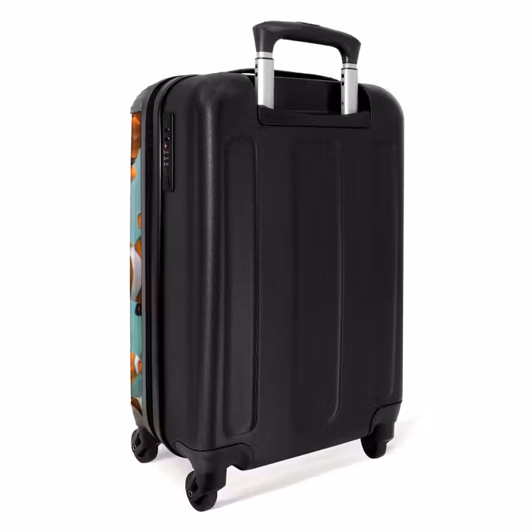 Koffer - Vis - School - Onderwater - Dieren - Oranje - Vis - School - Onderwater - Dieren - Oranje NBS - Handbagage koffer - Volwassenen Unisex middel