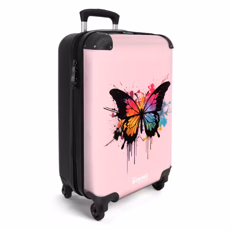 Vlinderverf NBS - Handbagage koffer - Unisex middel -productfoto_3d