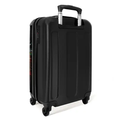 Voetbal omringd door verfklodders NBS - Handbagage koffer - Unisex middel -achterkant