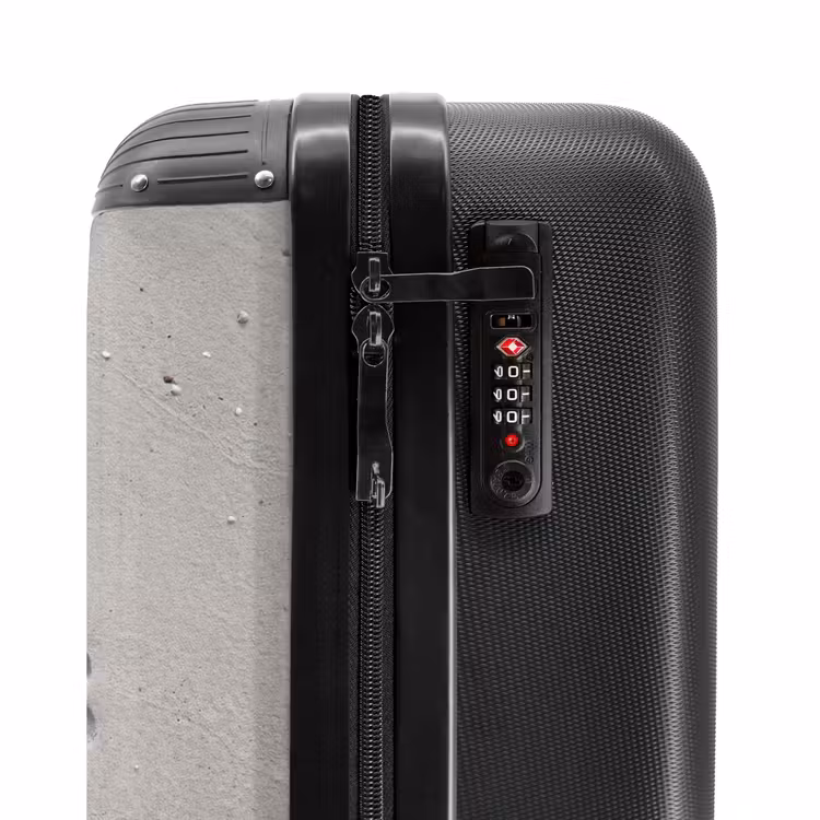 Voeten - Afdrukken - Zand NBS - Handbagage koffer - Volwassenen Unisex middel -slot
