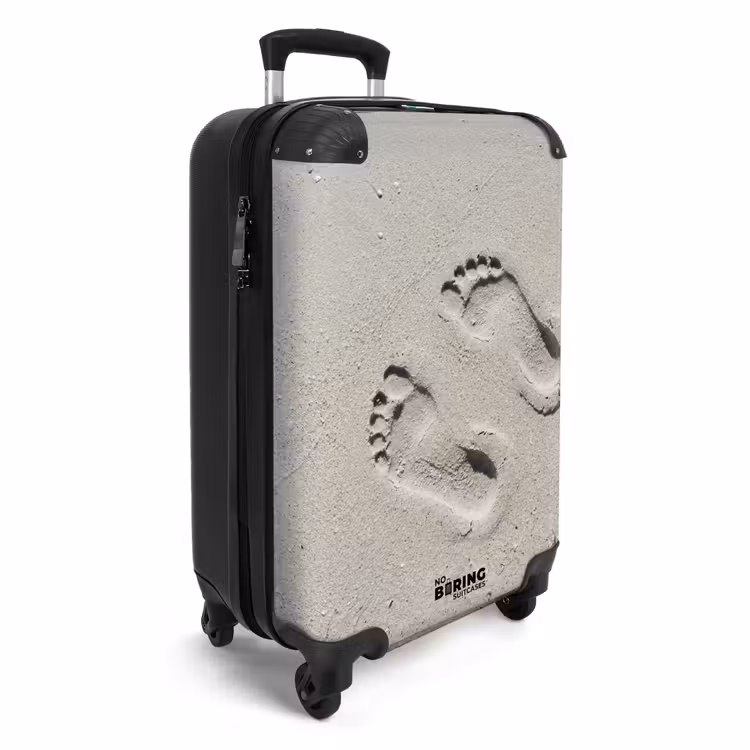 Voeten - Zand - Zee NBS - Handbagage koffer - Volwassenen Unisex middel -productfoto_3d