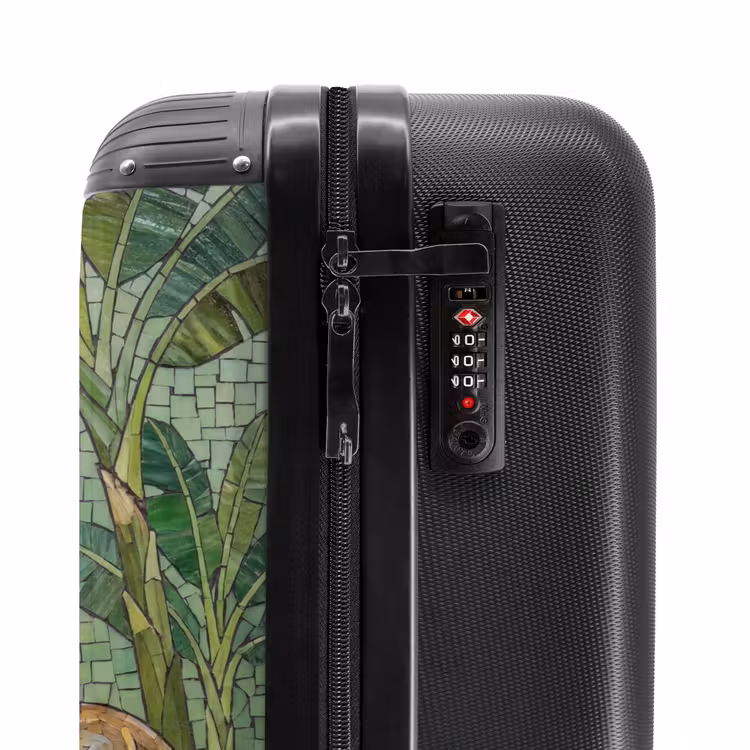 Koffer - Vogel - Dier - Jungle - Mozaïek - Natuur - Vogel - Dier - Jungle - Mozaïek - Natuur NBS - Handbagage koffer - Volwassenen Unisex middel