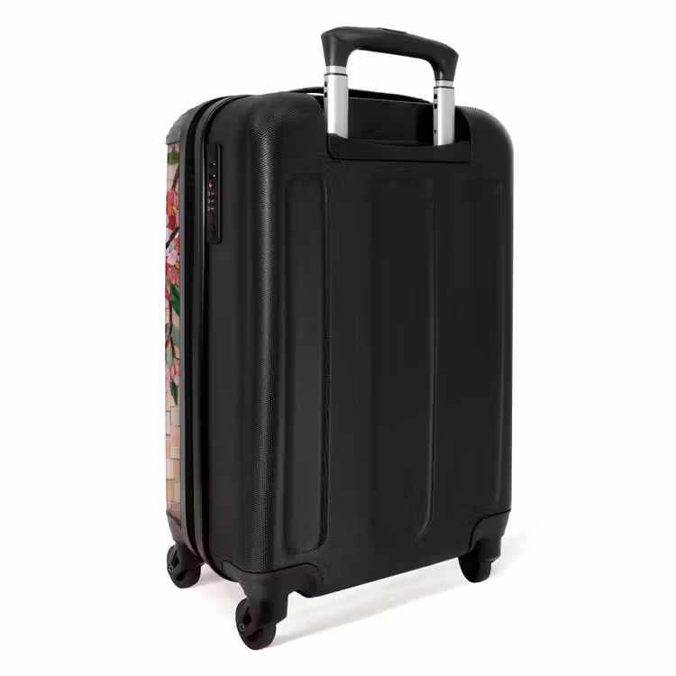 Koffer - Vogel - fontein - mozaiek - kleurrijk - dieren - Vogel - fontein - mozaiek - kleurrijk - dieren NBS - Handbagage koffer - Volwassenen Unisex middel