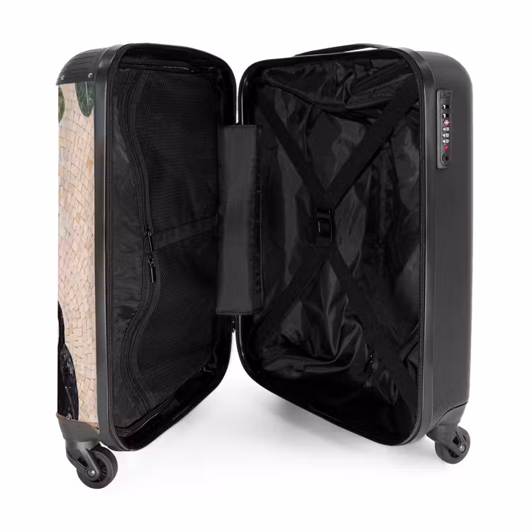 Koffer - Vogel - Mozaïek - Tropisch - Natuur - Kleurrijk - Vogel - Mozaïek - Tropisch - Natuur - Kleurrijk NBS - Handbagage koffer - Volwassenen Unisex middel