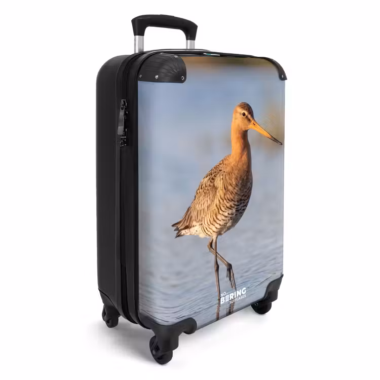 Koffer - Vogel - Steltloper - Water - Natuur - Vogel - Steltloper - Water - Natuur NBS - Handbagage koffer - Volwassenen Unisex middel