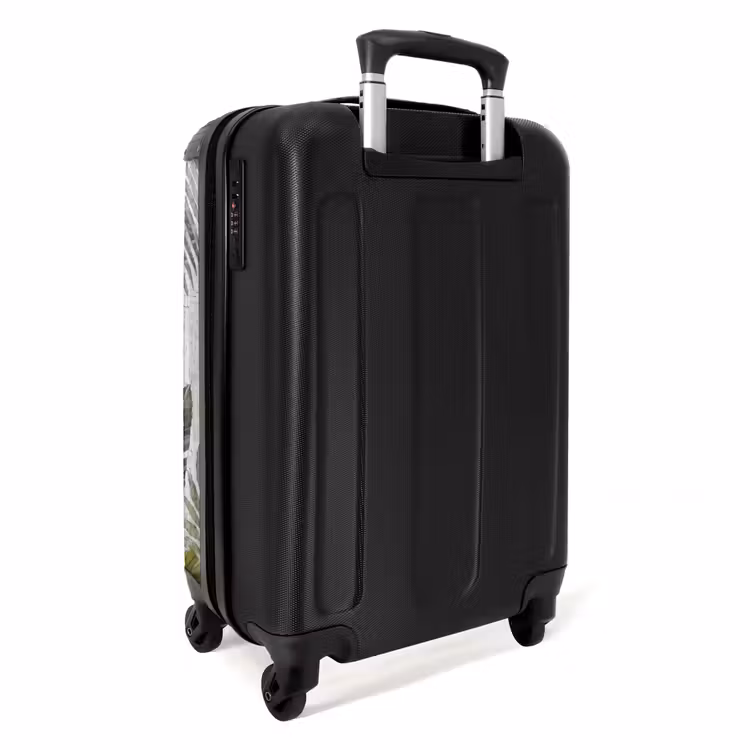 Koffer - Vogel - Vliegend - Tropisch - Mozaïek - Groen - Vogel - Vliegend - Tropisch - Mozaïek - Groen NBS - Handbagage koffer - Volwassenen Unisex middel