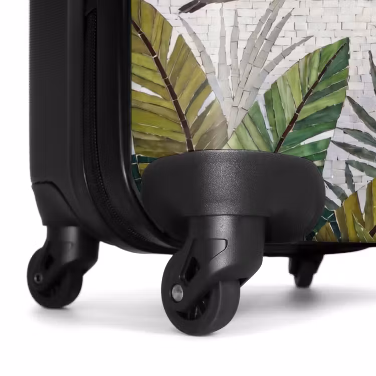 Koffer - Vogel - Vliegend - Tropisch - Mozaïek - Groen - Vogel - Vliegend - Tropisch - Mozaïek - Groen NBS - Handbagage koffer - Volwassenen Unisex middel