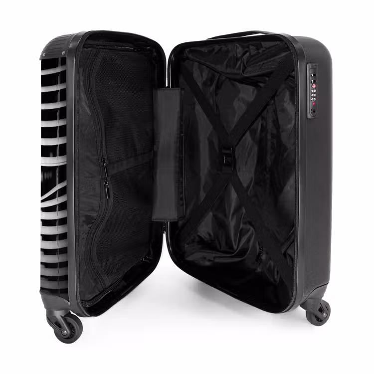 Koffer - Vrouw - Jaloezieën - Portret - Zwart-wit - Vrouw - Jaloezieën - Portret - Zwart-wit NBS - Handbagage koffer - Volwassenen Unisex middel