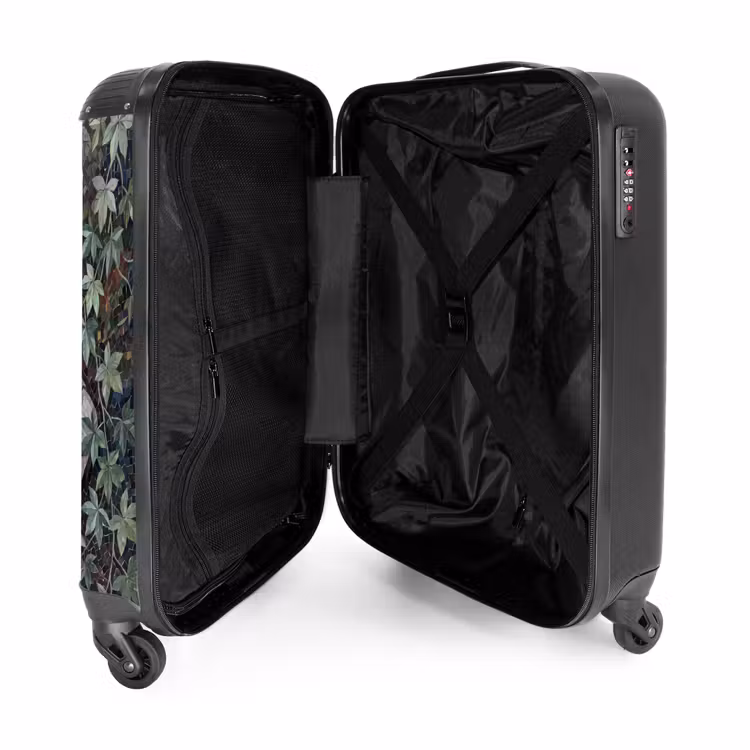 Koffer - Vrouw - Klassiek - Mozaiëk - Natuur - Groen - Vrouw - Klassiek - Mozaiëk - Natuur - Groen NBS - Handbagage koffer - Volwassenen Unisex middel