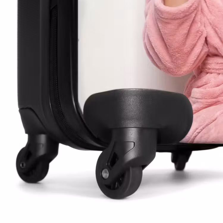 Vrouw - Roze - Wijn - Zonnebril NBS - Handbagage koffer - Volwassenen Unisex middel -wiel