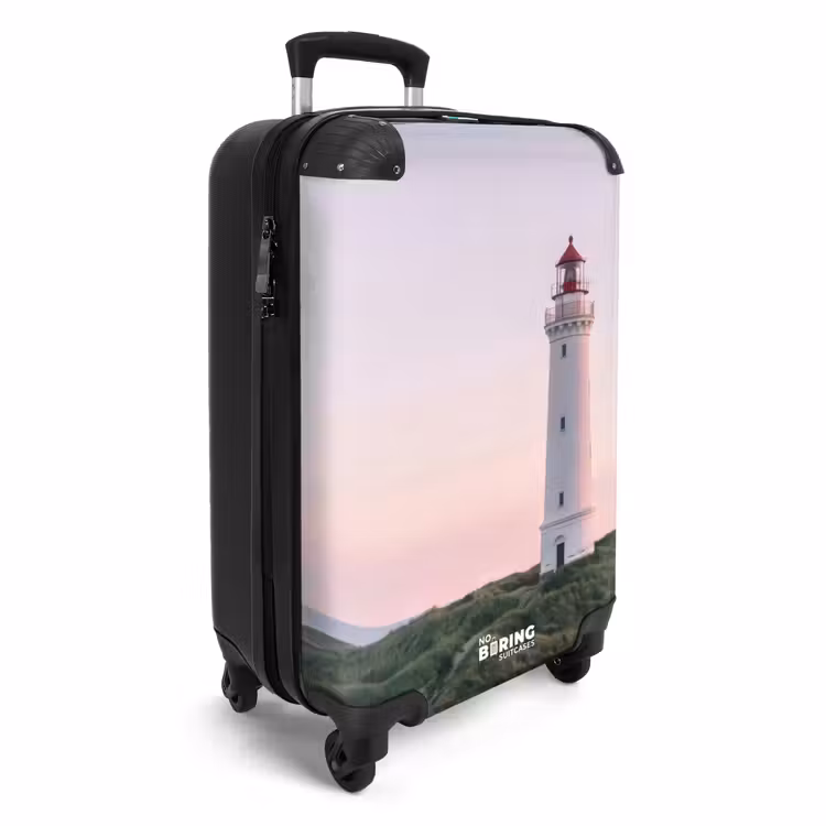 Vuurtoren - Duinlandschap - Zee NBS - Handbagage koffer - Volwassenen Unisex middel -productfoto_3d