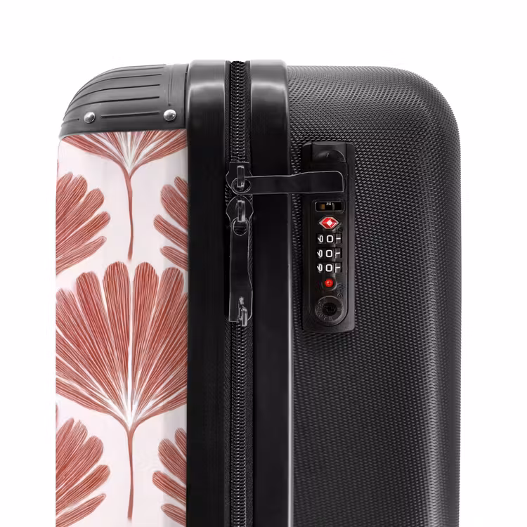 Waaier - Motief - Terra NBS - Handbagage koffer - Volwassenen Unisex middel -slot