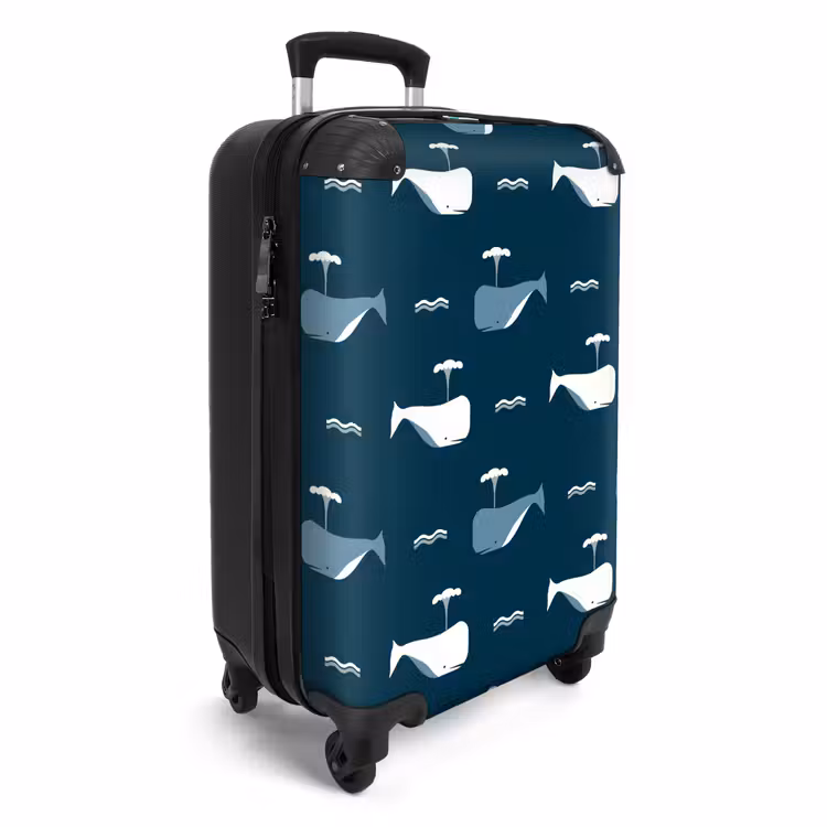Walvisweelde NBS - Handbagage koffer - Unisex middel -productfoto_3d