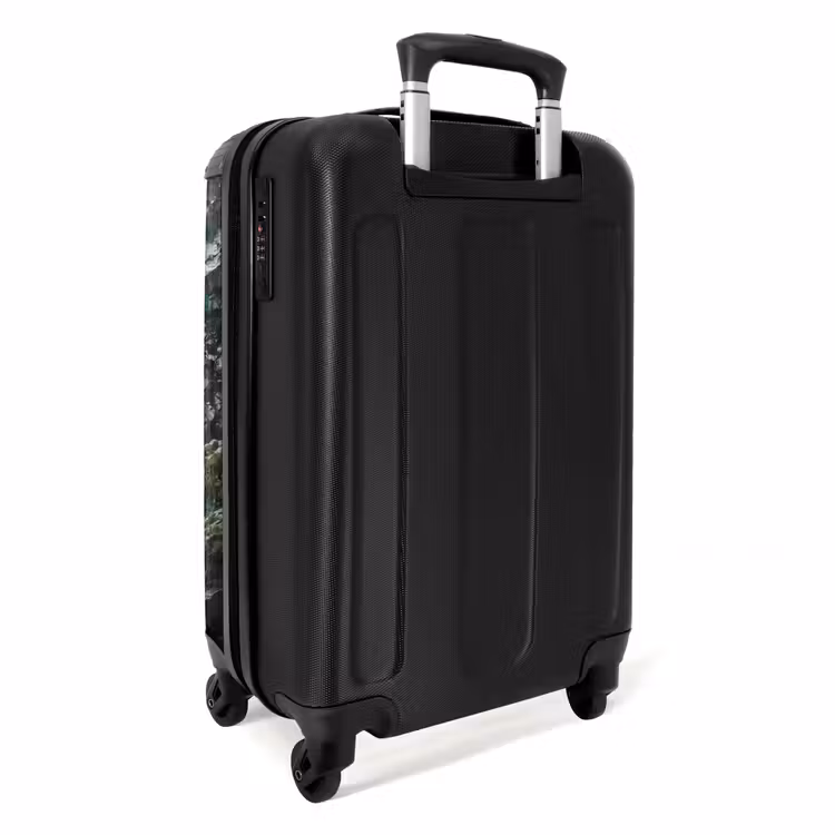 Koffer - Waterval - Bos - Natuur - Groen - Waterval - Bos - Natuur - Groen NBS - Handbagage koffer - Volwassenen Unisex middel
