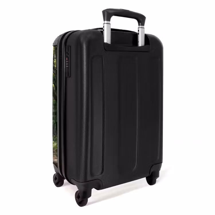 Koffer - Weg - Bomen - Natuur - Groen - Weg - Bomen - Natuur - Groen NBS - Handbagage koffer - Volwassenen Unisex middel